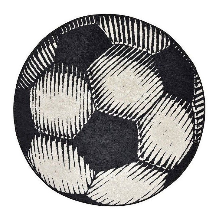 Tapis rond 140 cm - Chambre enfant - Polyester - 700 g/m² - Toucher doux et moelleux