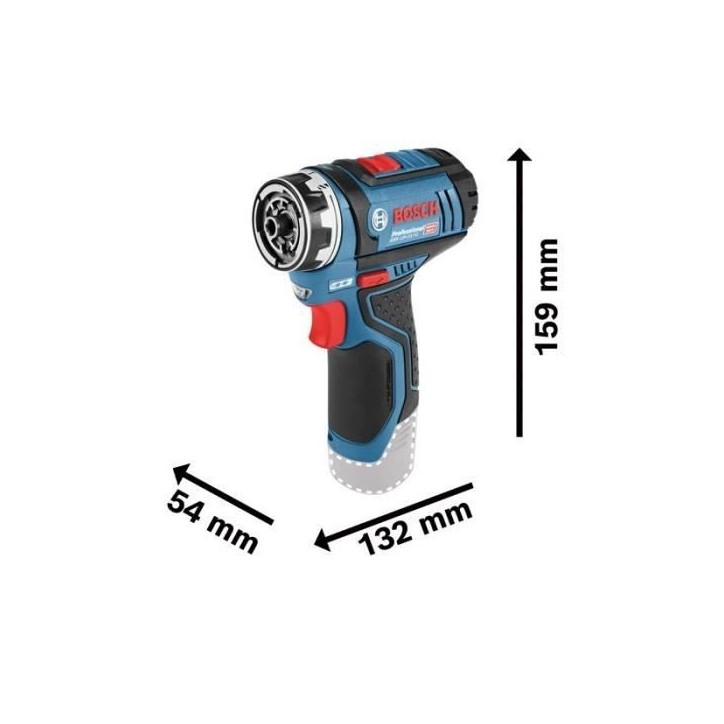 Perceuse-visseuse Bosch Professional GSR 12V-15 FC + 2 batteries 2,0Ah + Chargeur GAL 1230 - 06019F6006 Perceuse-visseuse Bosch Professional GSR 12V-15 FC + 2 batteries 2,0Ah + Chargeur GAL 1230 - 06019F6006