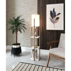 Lampadaire D BY M.RED White - Métal - Design moderne - intérieur