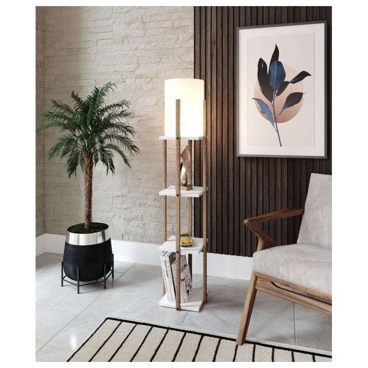 Lampadaire D BY M.RED White - Métal - Design moderne - intérieur Lampadaire D BY M.RED White - Métal - Design moderne - intérieur