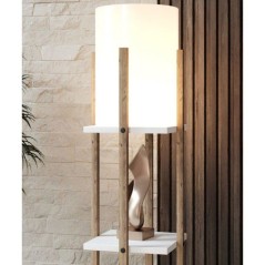 Lampadaire D BY M.RED White - Métal - Design moderne - intérieur