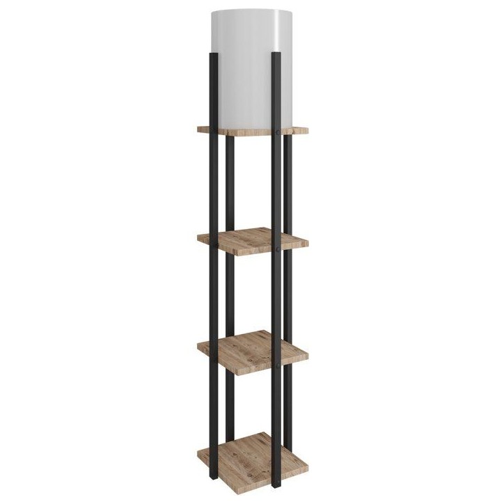 Lampadaire D BY M.RED Natural Black - MDF - Design contemporain - Eclairage Lampadaire D BY M.RED Natural Black - MDF - Design contemporain - Eclairage