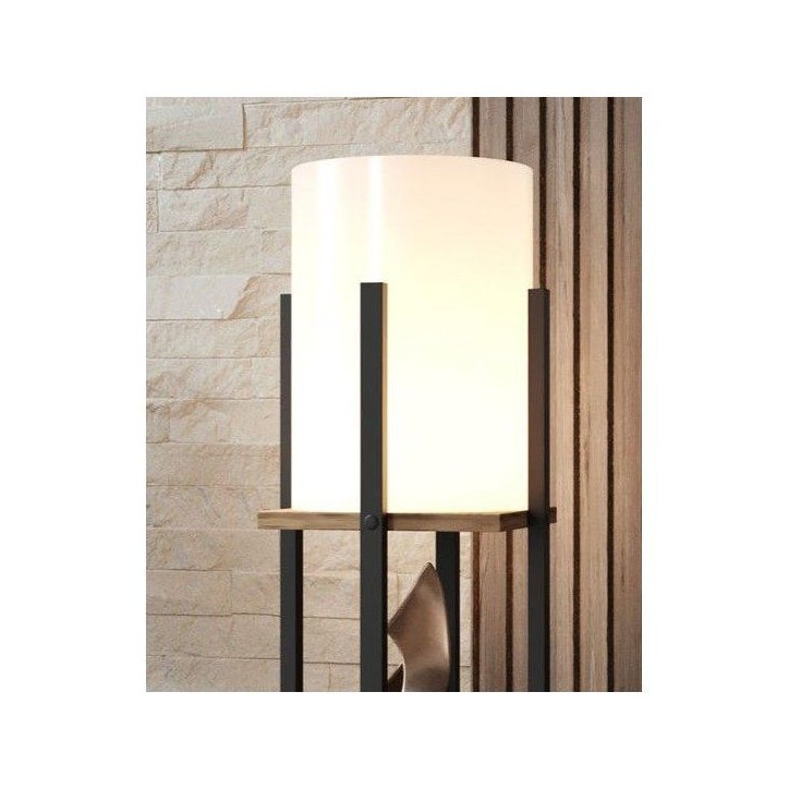 Lampadaire D BY M.RED Natural Black - MDF - Design contemporain - Eclairage Lampadaire D BY M.RED Natural Black - MDF - Design contemporain - Eclairage