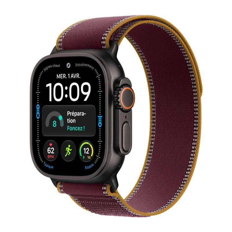 APPLE Watch Ultra 4 GPS + Cellular - 49mm - Boîtier Black Titanium -