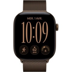 APPLE Watch Series 12 GPS + Cellular - 46mm - Boîtier Dark Bronze Aluminium - Bracelet Dark Bronze Milanese Loop - M/L