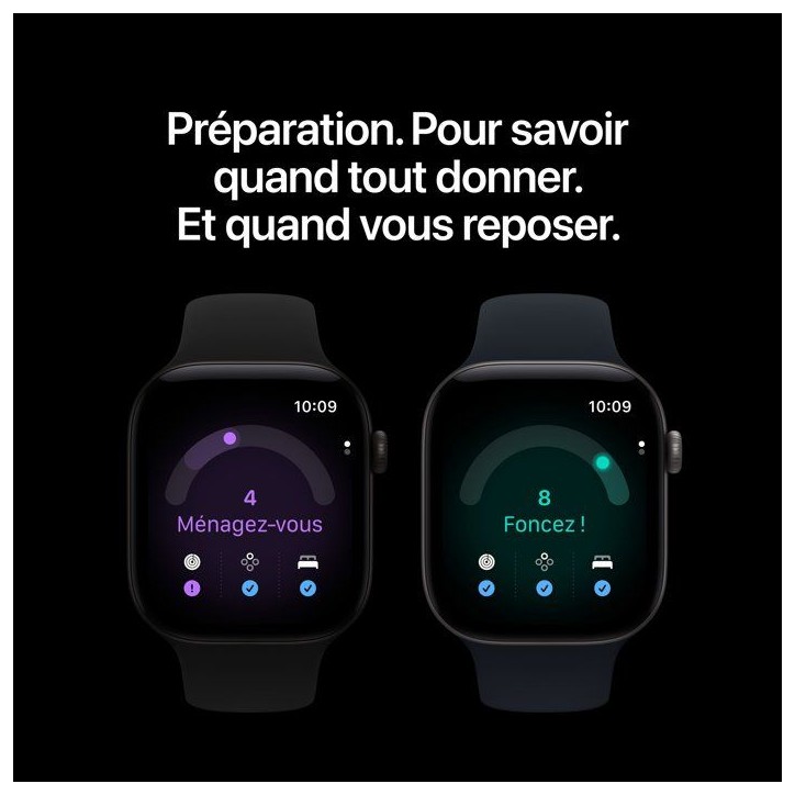 APPLE Watch Series 12 GPS + Cellular - 46mm - Boîtier Dark Bronze Aluminium - Bracelet Dark Bronze Milanese Loop - M/L APPLE Watch Series 12 GPS + Cellular - 46mm - Boîtier Dark Bronze Aluminium - Bracelet Dark Bronze Milanese Loop - M/L
