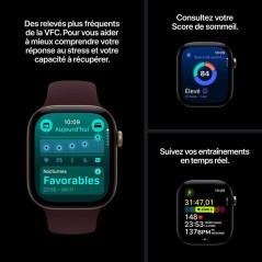 APPLE Watch Series 12 GPS + Cellular - 46mm - Boîtier Dark Bronze Alu