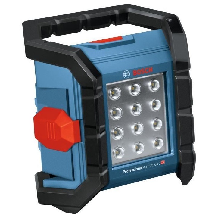 Projecteur de chantier sans-fil GLI 18V-1200 C - Bosch Professional - LED 1200 Lm - 18 V - Bleu Projecteur de chantier sans-fil GLI 18V-1200 C - Bosch Professional - LED 1200 Lm - 18 V - Bleu
