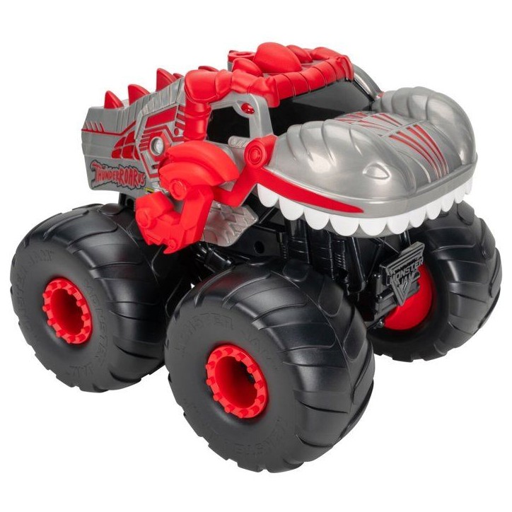 Véhicule transformable - MONSTER JAM - ThunderROARus - 25 cm - 21 pièces - mode dinosaure