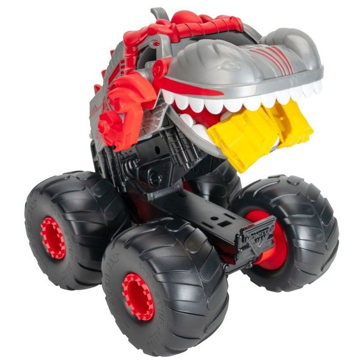 Véhicule transformable - MONSTER JAM - ThunderROARus - 25 cm - 21 pièces - mode dinosaure