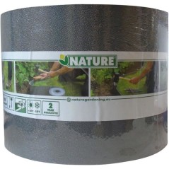 Bordure de jardin - NATURE - Gris - PE recyclé, épaisseur 3 mm - H15