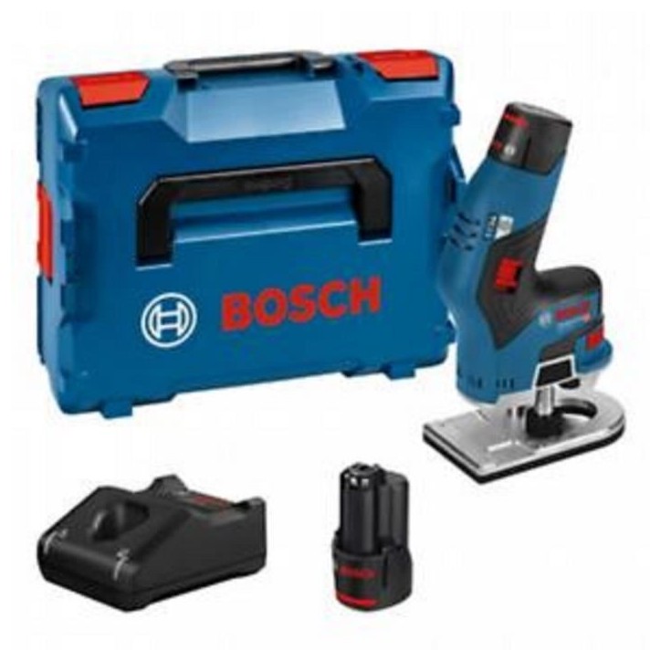 Affleureuse - BOSCH PROFESSIONAL - GKF 12V-8 - 2 batteries 3,0 Ah - Sans fil - Ergonomique Affleureuse - BOSCH PROFESSIONAL - GKF 12V-8 - 2 batteries 3,0 Ah - Sans fil - Ergonomique