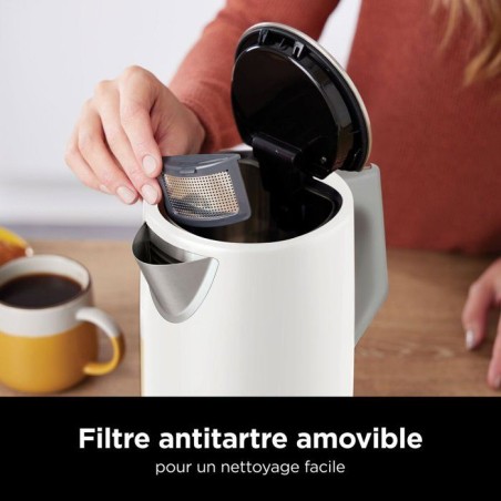 Bouilloire NINJA - 1,7L - Affichage LED - Contrôle de la température Blanche