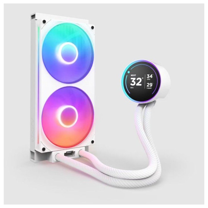 NZXT - Kraken Elite 280 RGB White - Watercooling AIO RGB - Ventilateur 280 mm