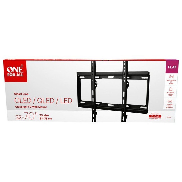 Support mural TV - SMART - WM2415 - Fixe - TV 32 à 70 pouces