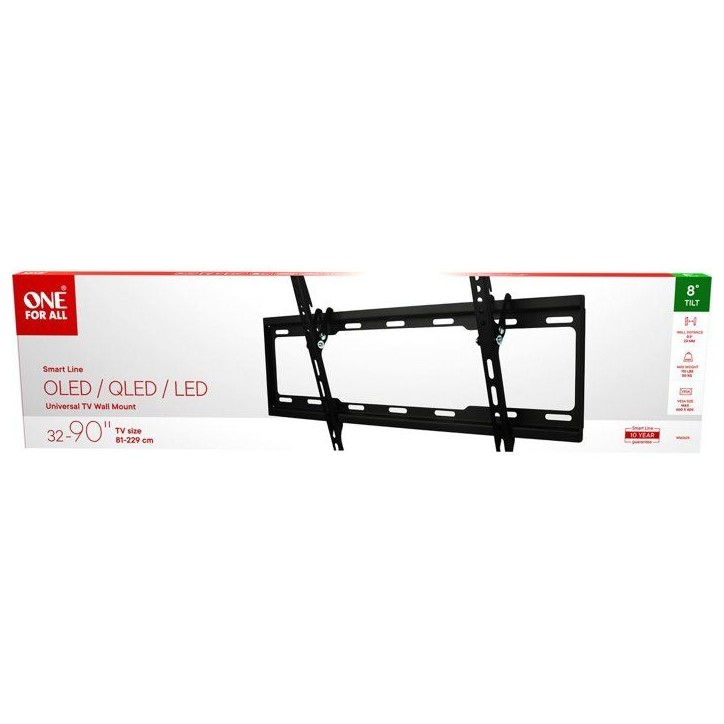 Support mural TV - SMART - WM2625 - Inclinable 8° - TV 32 à 90 pouces