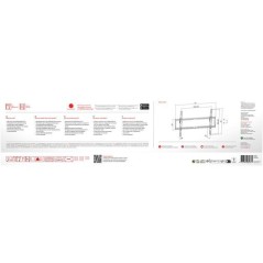 Support mural TV - SMART - WM2625 - Inclinable 8° - TV 32 à 90 pouce