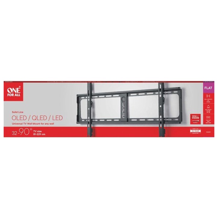 Support mural TV - SOLID - WM4615 - Fixe - Distance au mur 23 mm - TV 32 à 90 pouces