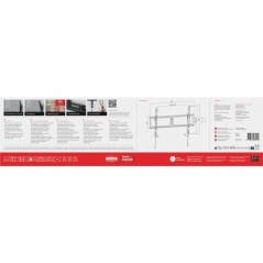 Support mural TV - SOLID - WM4625 - Inclinable 8° - TV 32 à 90 pouce