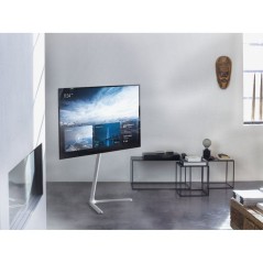 Support TV sur pied - FLOATING STAND XL - WM7651 - Blanc - TV jusqu'à 90 pouces