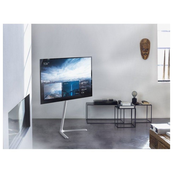Support TV sur pied - FLOATING STAND XL - WM7651 - Blanc - TV jusqu'à 90 pouces