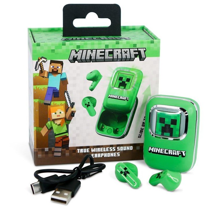 Écouteurs - OTL TECHNOLOGIES - TWS Slide Minecraft Écouteurs - OTL TECHNOLOGIES - TWS Slide Minecraft