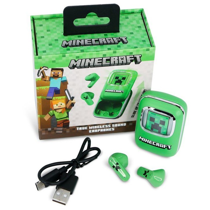Écouteurs - OTL TECHNOLOGIES - TWS Slide Minecraft Écouteurs - OTL TECHNOLOGIES - TWS Slide Minecraft