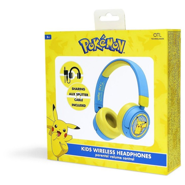 Casque Bluetooth - EKIDS - Pokémon Pikachu