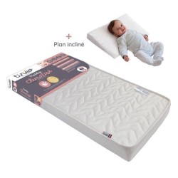 Matelas Climatisé TINEO 60x120 cm - Epaisseur 10 cm - Livre avec un p