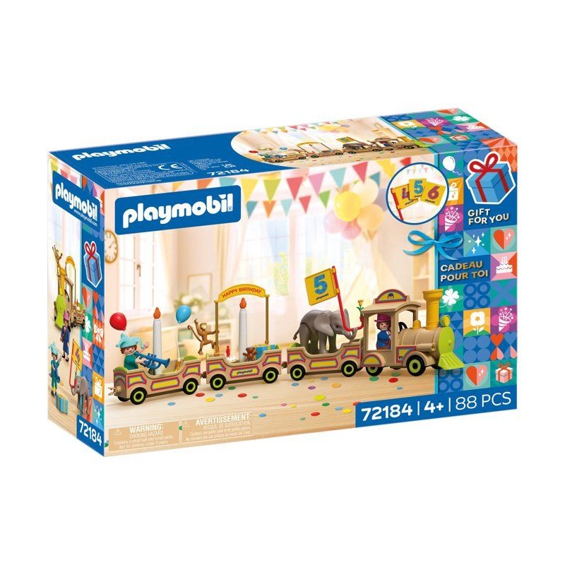 Le train d'anniversaire & bougies