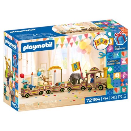 Le train d'anniversaire & bougies