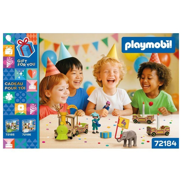 Le train d'anniversaire & bougies