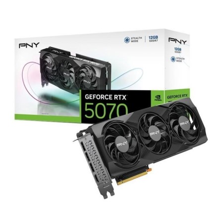 PNY - Carte graphique - GEFORCE RTX™ 5070 - 12Go - Triple Fan DLSS 4