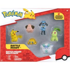Coffret figurines Pokémon - POKEMON - Pack Combat 6 figurines - Pikac