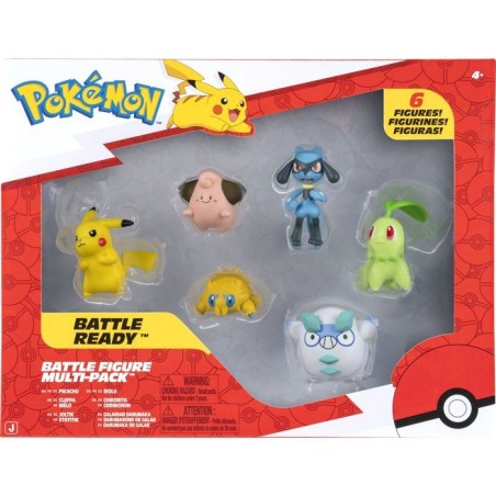 Coffret figurines Pokémon - POKEMON - Pack Combat 6 figurines - Pikac