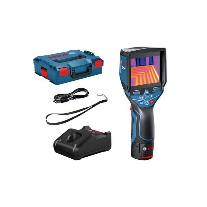 Camera thermique 12V GTC 400 C Professional + batterie 2Ah + chargeur en coffret L-BOXX - BOSCH - 0601083101 Camera thermique 12V GTC 400 C Professional + batterie 2Ah + chargeur en coffret L-BOXX - BOSCH - 0601083101
