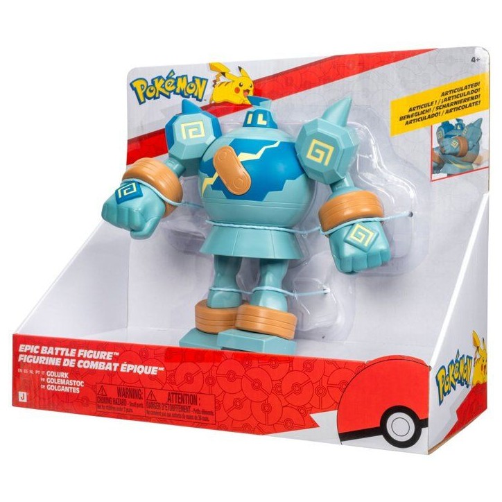 Figurine Pokémon Epic Battle Golemastoc - POKEMON - 30 cm - articulée - licence officielle