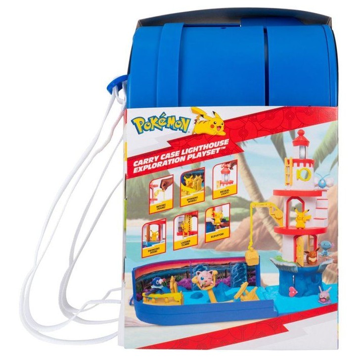 Coffret de jeu Pokémon - POKEMON - Exploration du phare - Pikachu inclus - sac transportable Coffret de jeu Pokémon - POKEMON - Exploration du phare - Pikachu inclus - sac transportable