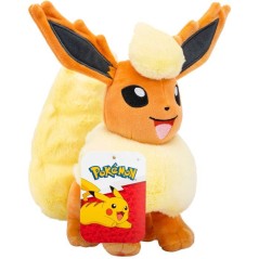 Peluche Pokémon Pyroli - POKEMON - 20 cm - ultra douce - licence offi
