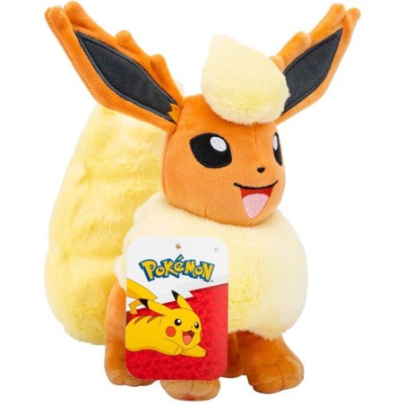 Peluche Pokémon Pyroli - POKEMON - 20 cm - ultra douce - licence offi