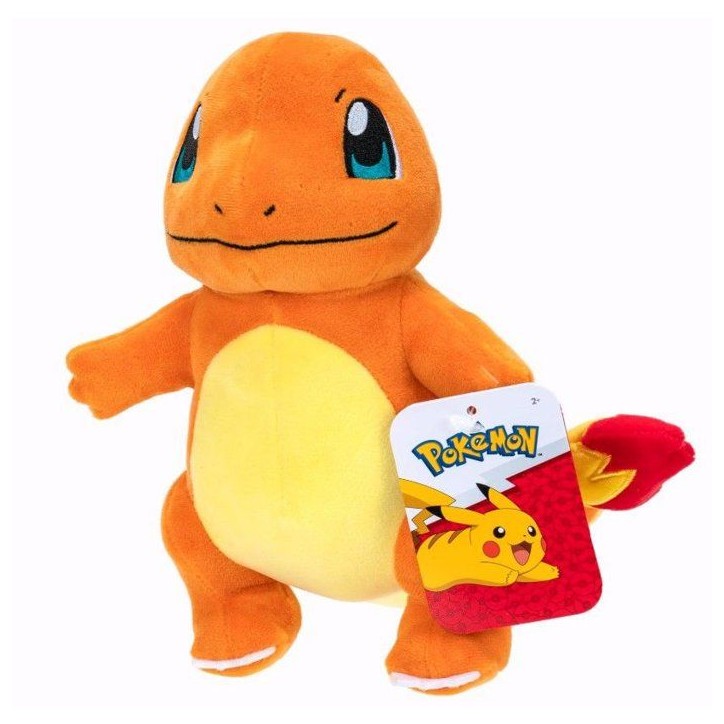 Peluche Pokémon Salamèche - POKEMON - 20 cm - ultra douce - licence officielle