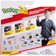 Ceinture Poké Ball - POKEMON - Clip'N Go Pikachu - 2 Poké Balls - fi