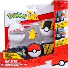 Ceinture Poké Ball - POKEMON - Clip'N Go Pikachu - 2 Poké Balls - fi
