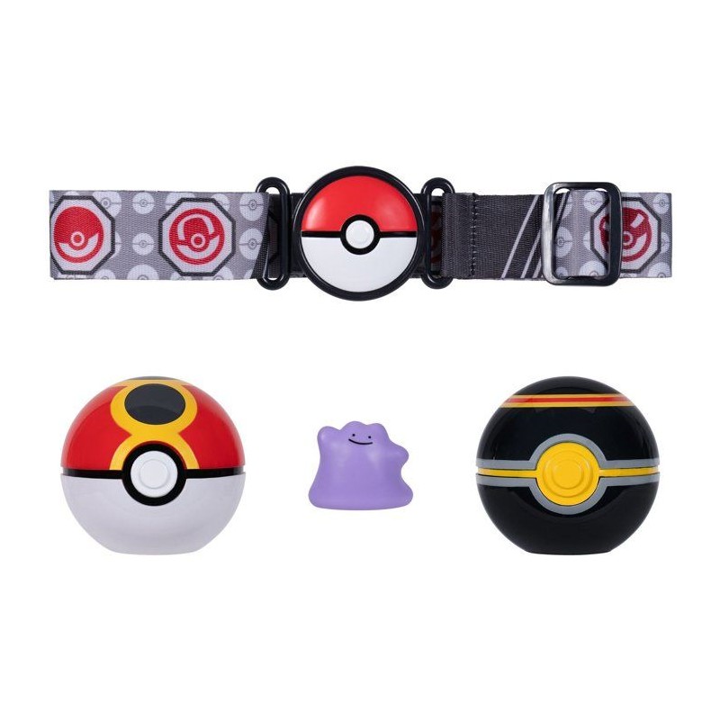 Ceinture Poké Ball - POKEMON - Clip'N Go Métamorph - 2 Poké Balls -
