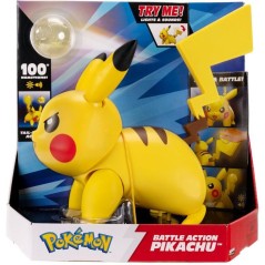 Figurine interactive Pokémon - POKEMON - Pikachu Battle Action - 30 c