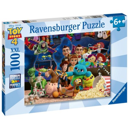 Puzzle Ravensburger Toy Story 4 - 100 pièces XXL - Pour enfants dès 6 ans - Dessins animés et BD - Bleu