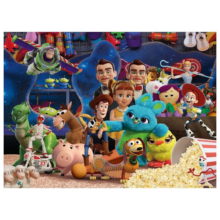 Puzzle Ravensburger Toy Story 4 - 100 pièces XXL - Pour enfants dès 6 ans - Dessins animés et BD - Bleu Puzzle Ravensburger Toy Story 4 - 100 pièces XXL - Pour enfants dès 6 ans - Dessins animés et BD - Bleu