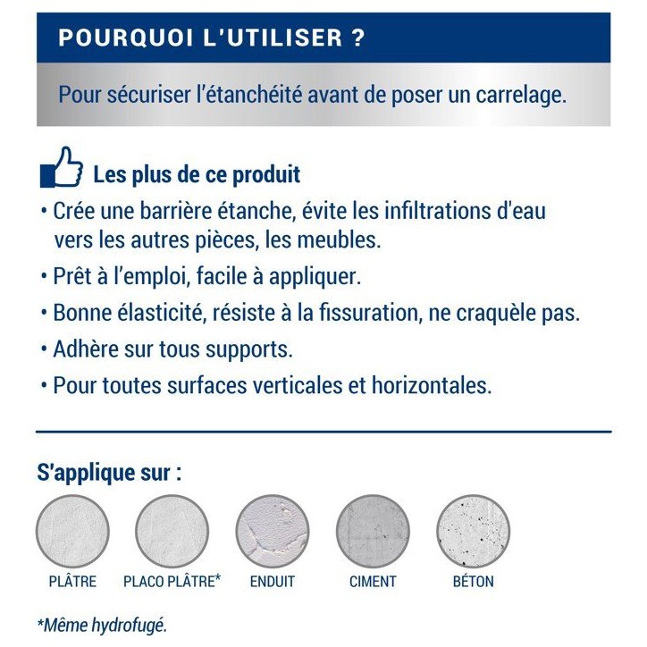 RIPOLIN Peinture avant carrelage 2,5l RIPOLIN Peinture avant carrelage 2,5l
