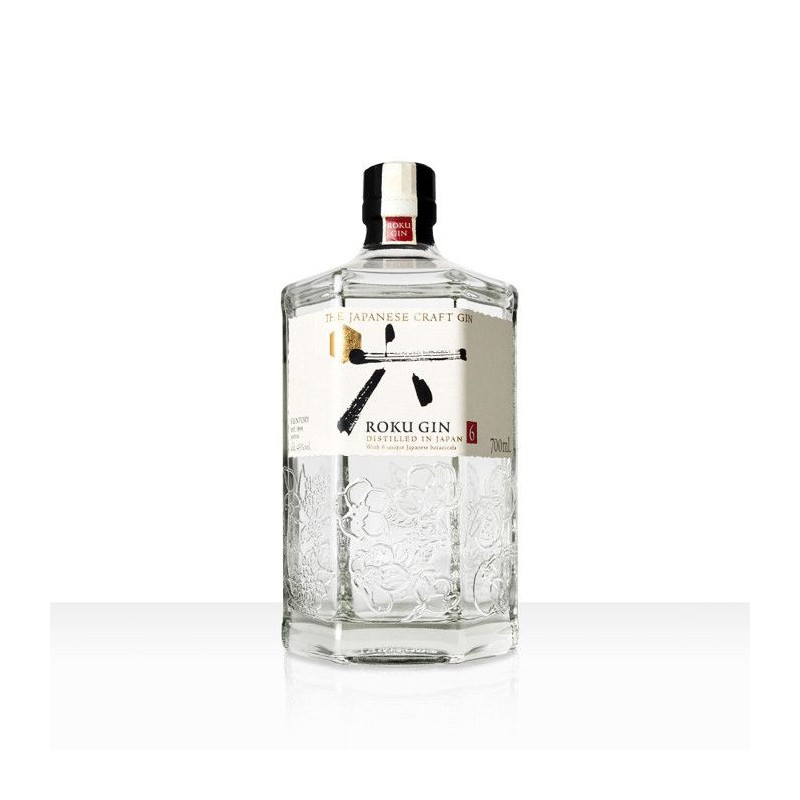 Roku Gin Craft Japonais - Gin aux 6 Botaniques Japonaises| 43% vol | 7
