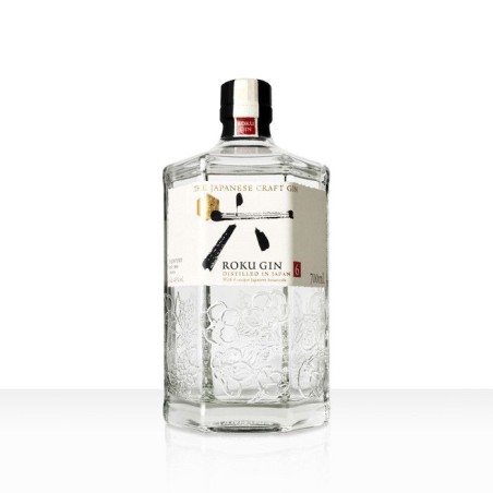 Roku Gin Craft Japonais - Gin aux 6 Botaniques Japonaises| 43% vol | 7